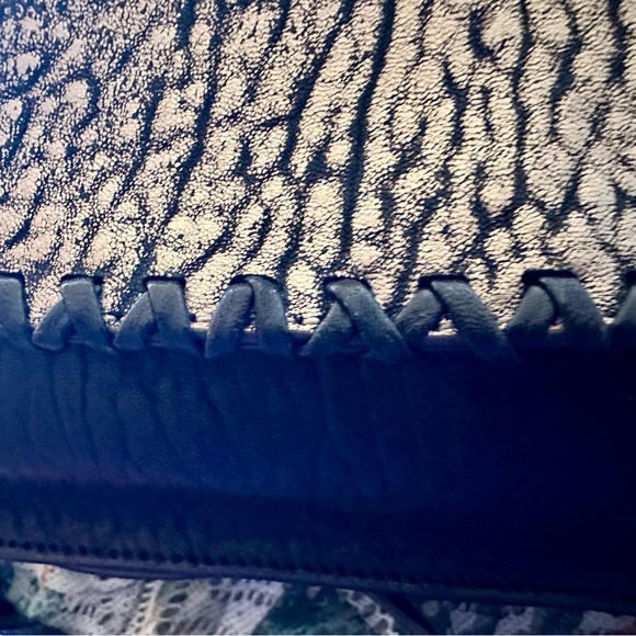 Oryany CROSSBODY FOR SALE. Metallic and black designer crossbody soft leather. - Picture 7 of 16